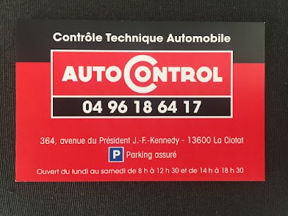 Autocontrol - Contrôle Technique, Centre de Contrôle Technique Automobile à La Ciotat
