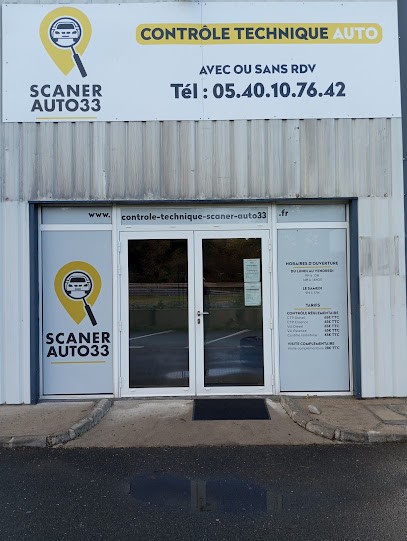 Controle Technique SCANER AUTO33, Centre de Contrôle Technique Automobile à Saint-André-de-Cubzac