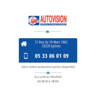 AUTOVISION Eysines, Centre de Contrôle Technique Automobile à Eysines