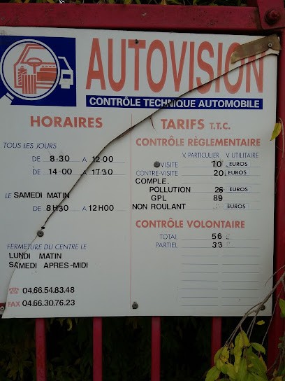 Autovision Technical Control, Centre de Contrôle Technique Automobile à La Grand-Combe
