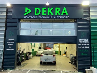 DEKRA Contrôle Technique, Centre de Contrôle Technique Automobile à Salaise-sur-Sanne