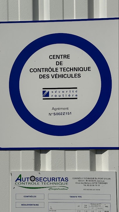 Auto Securitas, Centre de Contrôle Technique Automobile à Tergnier