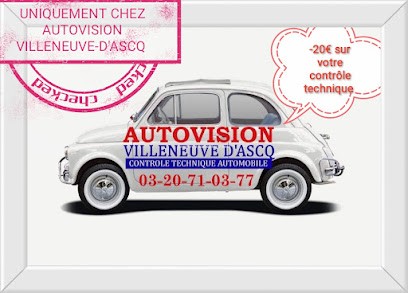 AUTOVISION Villeneuve D'ascq, Centre de Contrôle Technique Automobile à Villeneuve-d'Ascq
